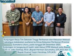 STPK Matauli Audiensi Ke Dinas Kelautan Perikanan Provinsi Sumatera